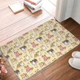 thumbnail image 4 of Sikiie Cartoon Shiba Inu Dog Print Flannel Anti-slip Floor Mat 16x24in, Thickened Dustproof Entrance Door Mat Floor Mat for Kitchen, Bathroom, Laundry Room, 4 of 7