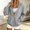 F3-Gray, variant on Textilo Women's V Neck Button Down Sweatshirt Jacket Long Sleeve Cardigan Sweatshirt with Pockets Solid Color Coats Fall Spring Comfy Fashion Sport Y2k Clothing,Gray L