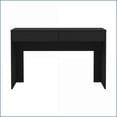 thumbnail image 3 of Desks | Modern Aberdeen Computer Desk with 2 Drawers, Spacious Top | Black Wengue | Particle Board, 3 of 7