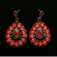 thumbnail image 2 of Mi Amore Dangle-Earrings Red/Dark-Silver, 2 of 5