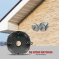 thumbnail image 4 of ENERLITES 4 Inch Diameter Round Weatherproof Outlet Box with Five 3/4-in Threaded Outlets, Round Outdoor Electrical Box, 5 Holes 0.75-in Each, 2-Gang, 4 of 5