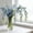Sky Blue, variant on Hanging Flowers for Wedding Decor, QQZ Realistic Artificial Convallaria Majalis Floral Garland, 98cm Cloth Ceiling Decoration for Spring Summer Home, Purple