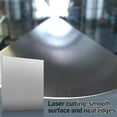 thumbnail image 5 of 2 Pcs 12 x 12 x 1/4 Inches 6061 Aluminum Sheet Metal with Protective Film Flat Plain Aluminum Plate Heavy Duty Metal Sheets for Crafting Aluminum Square Metal Panel for, 5 of 7