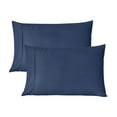 thumbnail image 1 of JML Brushed Microfiber Pillowcases King Set of 2, Soft and Cozy, Wrinkle, Fade, Stain Resistant,20"x 40",Navy, 1 of 5