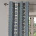 thumbnail image 3 of Ambesonne Mandala Grommet Curtain, Paisley Star, 50" x 54", Grey Tan Beige, 3 of 6