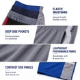 thumbnail image 5 of Boys' Active Shorts - 4 Pack Athletic Performance Gym Shorts (8-18), 5 of 7