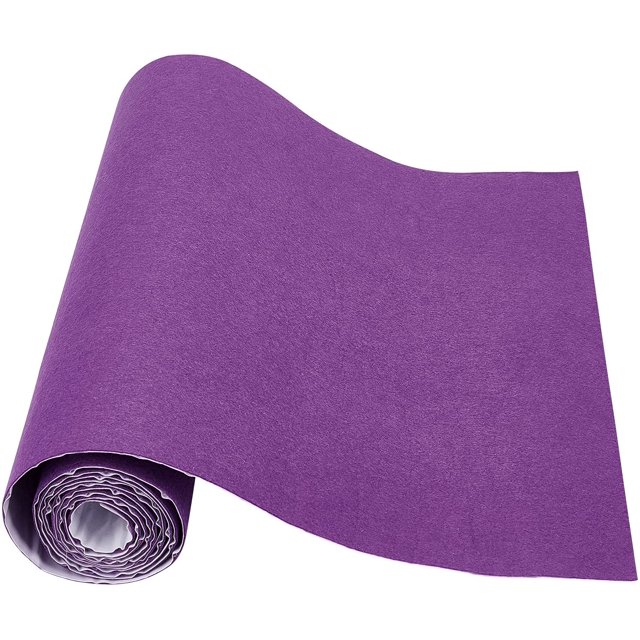 BENECREAT Revestimiento de Estante de Tela de Fieltro Autoadhesivo Verde de 15,7x78,7 para Hacer Disfraces de Bricolaje, Decoraciones Navideñas de Halloween, Palo de Tela para Cajón de Joyas, 1 mm de