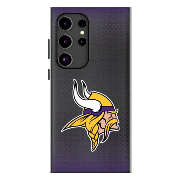 Keyscaper Minnesota Vikings Linen Galaxy Magnetic Bump Case