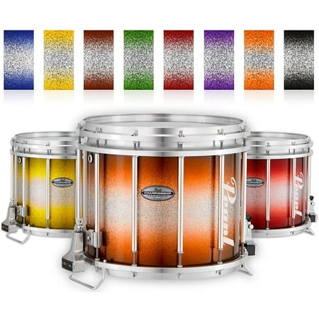 Pearl Championship Maple Varsity FFX Marching Snare Drum Burst Finish 13 x 11 in. Green Silver #969