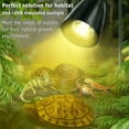 thumbnail image 2 of Lámpara de calor para terrario para reptiles, tortuga, 3 bombillas Uva Uvb, lámparas para tomar el sol, foco de calor para acuario, luz para reptiles, luz para tomar el sol con soporte para Gec, 2 of 5