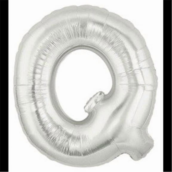Burton & Burton 40" Letter Q Shape Silver Balloon