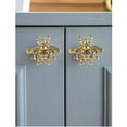 thumbnail image 5 of Perilla Home Set of 6 Bee Knobs Decorative Knobs for Home Kitchen Cabinet Hardware Cupboard Glass Door Dresser Wardrobe and Drawer Pulls (Brass), 5 of 8