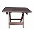 thumbnail image 3 of Phat Tommy Folding Outdoor Patio Side Table - Poly Adirondack Side Table - All Weather Side Table for Your Patio, Deck, or Balcony (Brown), 3 of 4