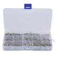 thumbnail image 1 of Juego de tornillos autorroscantes de metal de 600 piezas Kit surtido de tornillos de máquina avellanados elevados, 1 of 9