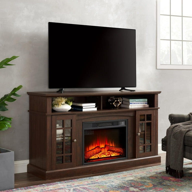 TV Stand with Fireplace 58