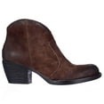 thumbnail image 3 of Womens Born Michel Short Western Ankle Boots, Rust, 3 of 6