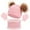 Pink, variant on KYAIGUO Kids Baby Winter Hat Scarf Gloves Set 3pcs for Boys Girls Warm Knit Beanie Cap Circle Scarf Mitten with Fleece Lining for Children 1-5Years Old