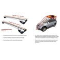 thumbnail image 6 of BrightLines Premium Aluminum Universal Crossbars Roof Racks Compatible with Raised Roof Side Rails for Kayak Luggage Ski Bike Carrier, a Set of 2, 6 of 9