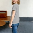 thumbnail image 4 of Girls Hooded Sweatshirt for Kids Double Pocket Pullover Top Medium Large Size, 4 of 7