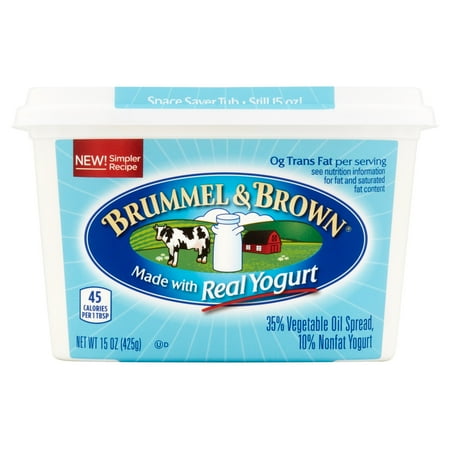 Brummel & Brown Vegetable Oil Spread with Nonfat Yogurt, 15 oz