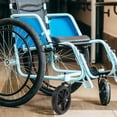 thumbnail image 5 of Phenofice 2 Pcs Roues avant de Fauteuil Roulant en Caoutchouc à Roulement Fluide avec Roulements à Billes en Métal pour Usage Extérieur 11.8X7.9X1In, 5 of 5