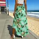 thumbnail image 5 of Faldas de Mujer Midi Moda Impresa de Cuatro Vías Estiramiento Regular Longitud Casual Midi Falda para el Uso Diario, 5 of 9