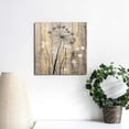 thumbnail image 3 of ONETECH Farmhouse Wall Decor Black & White Dandelion Silhouette Theme Poster Wall Art Rustic Home Wall Art Decoration 20\x20\, 3 of 4