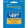 Wmt Family Mobile Wfm $49.88 Unlimited Card