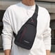 thumbnail image 5 of Fiudx Ofertas Flash Del Día Bolso De Hombro Tipo Bandolera Con Diamantes Bordados A La Moda, Mochila Hermética De Gran Capacidad Con orificio Para Datos, 5 of 7