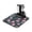 White-36, variant on Washable Rubber Multicolored Floral Dish Drying Mats for Kitchen Counter Home Large Coffee Bar Pad Accessories and Decor for Utensils Stemware 16''x18''