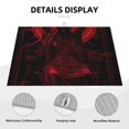 thumbnail image 3 of Fotbe Red Gothic Skeleton Throne Alfombrilla de Secado para Cocina con Estampado, 18x24 Pulgadas, 3 of 7