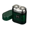 thumbnail image 2 of Binmer Effortless Shaving Experience With The Portable Mini Transparent Shaver For Men Featuring Dual Rotary Blades Rechargeable And Water Washable, 2 of 8