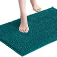 thumbnail image 7 of Bathroom Rugs Chenille Bath Rug Soft Short Plush Bath Mat Soft Shower Mat Water Absorbent Shower Mat Quick Dry Machine Washable(Blue,16" x 24"), 7 of 7