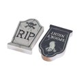 thumbnail image 1 of Vista De Cementerios De Halloween, Letreros De Halloween Yard Decor 3.9x2.4in Decoraciones De Halloween Al Aire Libre Para Entretenimiento Espeluznante Para Casas Embrujadas Fiesta, 1 of 7
