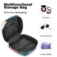 thumbnail image 4 of Rabbit Period Pouch Sanitary Napkin Pouch Travel Makeup Bag Small under Clothes Travel Pouch - 4.7x6.6x6.6 in. Velvet, Sponge, 4 of 6