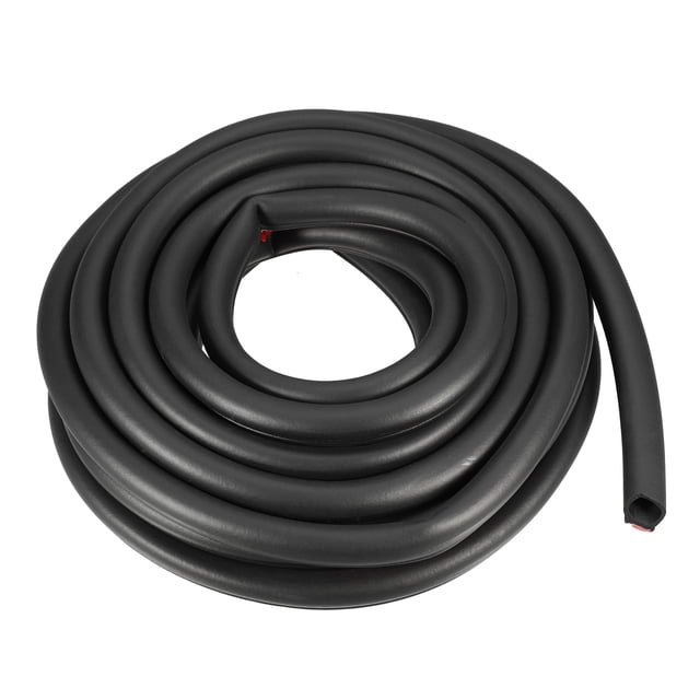 Coche Parabrisas Tira Sello Unique Bargains 7.65m D Forma Goma negro
