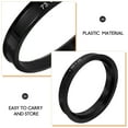 thumbnail image 2 of Car Wheel Hub Centric Rings for Adapter Use Black Plastic Set of 4 67 1 to 56 1 Inch, 2 of 8