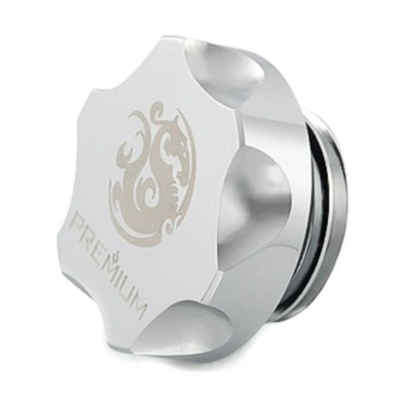 Bitspower Premium G1/4" Stop Fitting, Silver Shining