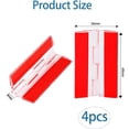 thumbnail image 4 of 4 Pcs Acrylic Hinge Clear Plastic Hinge Transparent Plastic Hinges Continuous, 4 of 10