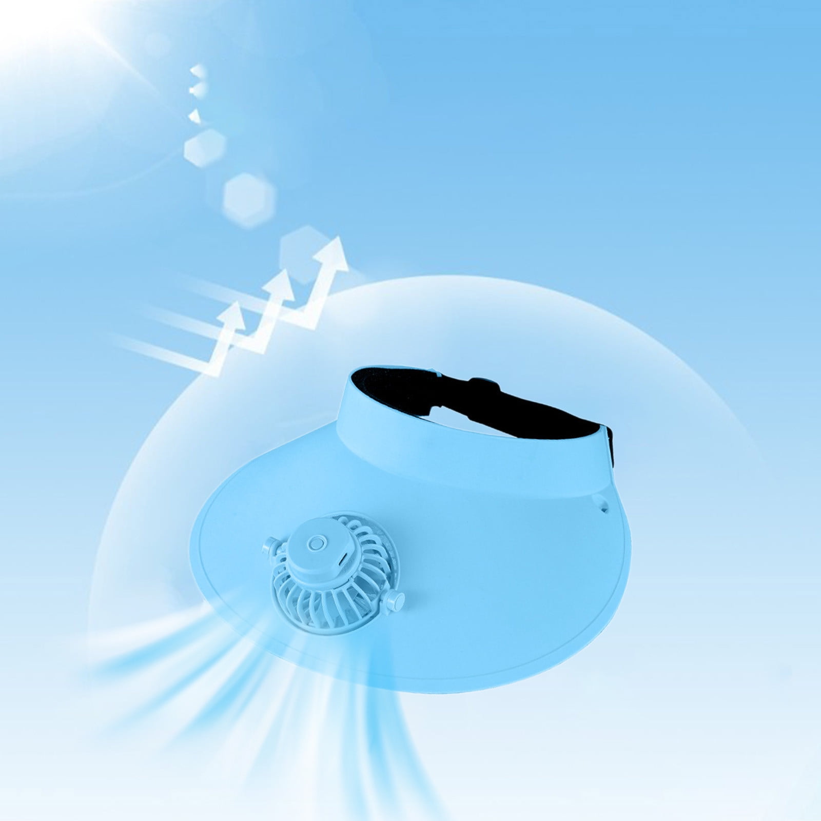 Chapeau De Ventilateur Solaire Pour Enfants - Casquette à Large Bord Avec USB Et Protection UPF 50+ - Parfait Pour La Plage, Le Jardin Ou Les Sorties En été