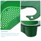 thumbnail image 2 of FELTECHELECTR Colador triangular para fregadero, soporte de almacenamiento para fregadero, escurridor colgante para cocina, 2 of 6