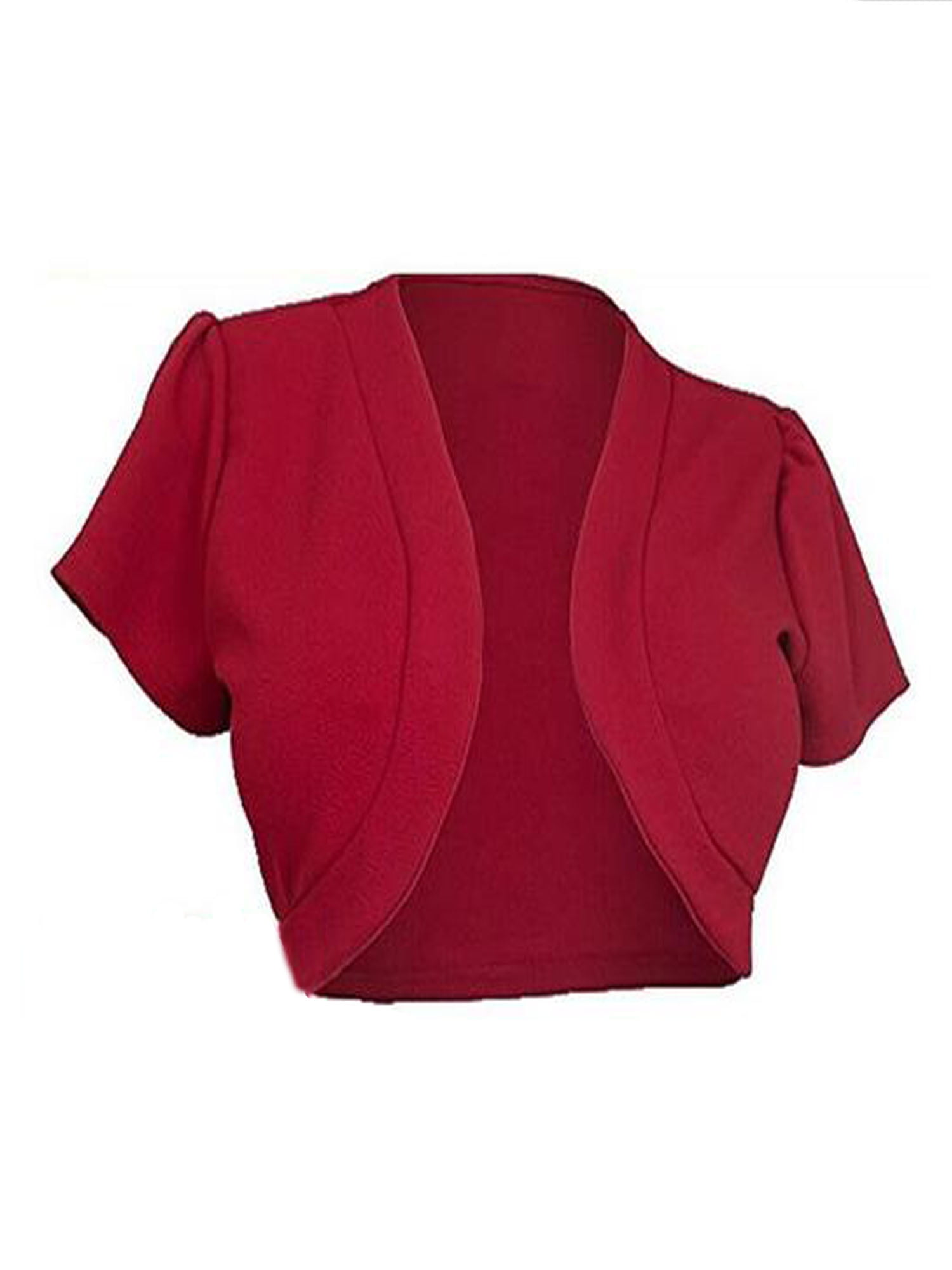 Front Knit Cropped Jacket 