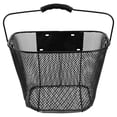 thumbnail image 1 of OULII Bike Basket Front Adult Heavy Duty Bike Basket Black Metal Storage Simple 1 Set, 1 of 8