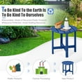 thumbnail image 6 of Costway 18" Patio Adirondack Side Table Weather Resistant HDPE Garden Navy, 6 of 10