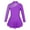 Purple, variant on Raenseen Kids Girls Figure Ice Roller Skating Dress Mock Neck Gymnastics Leotard Ballet Dancewear Black 6
