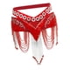 thumbnail image 1 of Chain Danza del Vientre de Cadera Bufanda Baile Cintura Cadena Cinturón Traje Rojo SM SunniMix Falda de cadera para danza del vientre, 1 of 8