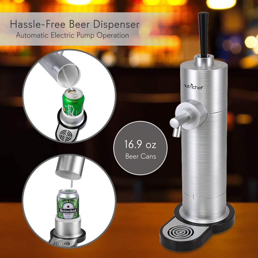 Liquor & Beer Dispensers PKBRFMSR22 Portable Beer Pump Server NUTRICHEF
