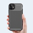 thumbnail image 2 of for iPhone 11 Case Carbon Fiber Patterned, Military-Grade Drop Cover, Slim Shockproof TPU Rubber for iPhone 11 Anti-Scratch,Supports Wireless Charging,Blue, 2 of 9