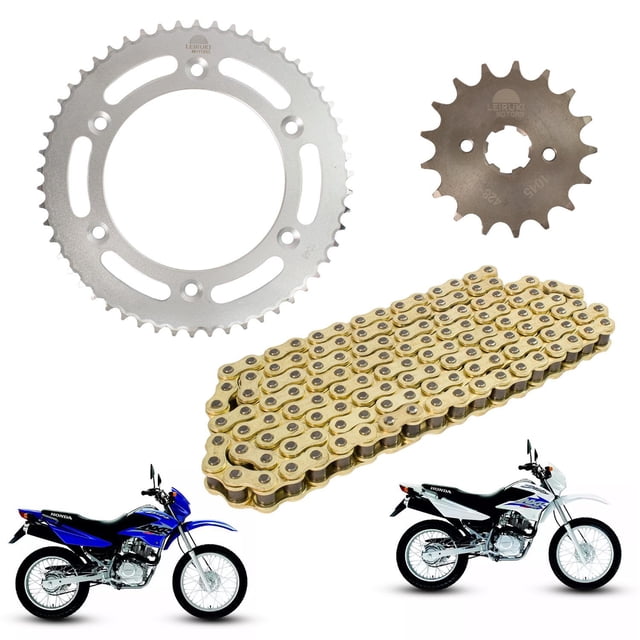 Kit Traccion Arrastre NXR125 Bros 54D 17D 428Hx130 Reforzado