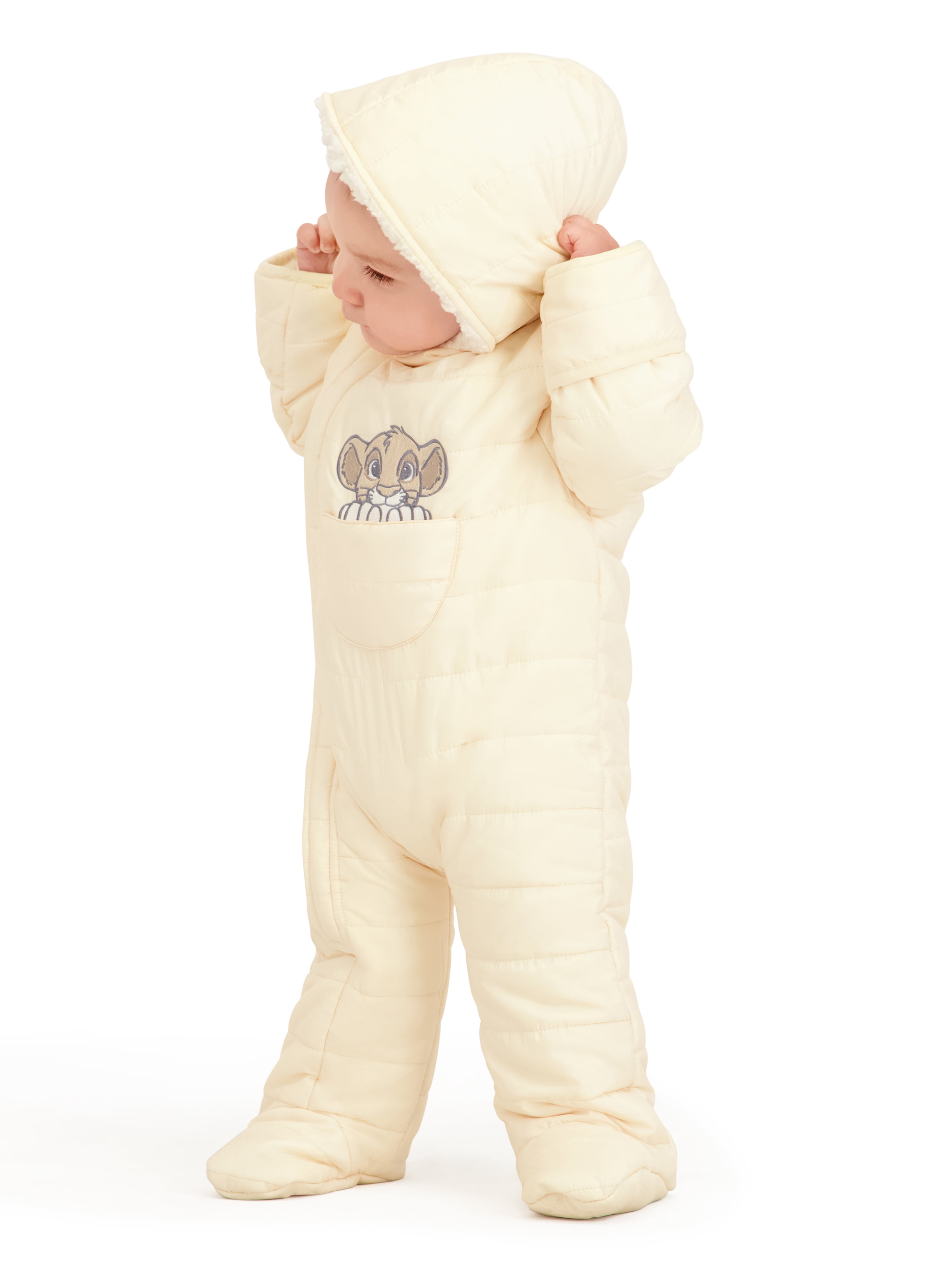 Character Baby Hooded Pram Suit, Sizes 0-9 Months